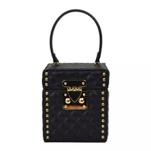 black bag box bag quilted bag studded bag edgability