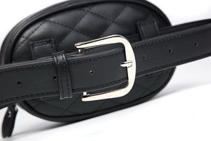studded bag bum bag belt bag black bag edgability buckle view
