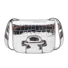 silver bag sling bag metallic bag edgability