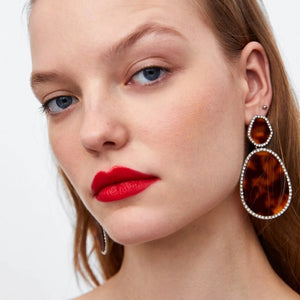 statement earrings trendy earrings chic jewelry edgability model view