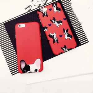 single pup multi pup red iphone case full view edgability
