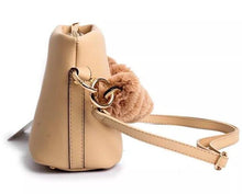 bucket bag fur bag brown bag edgability side view