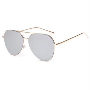 silver sunglasses mirror sunglasses aviators edgability