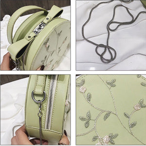 embroidered bag round bag box bag edgability detail view