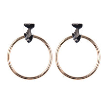 rose gold hoops silver earrings edgability