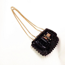 studded bag sling bag black bag edgability top view