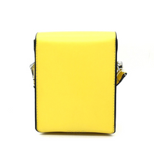 structured yellow sling bag back view edgability