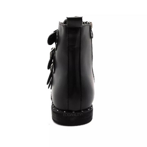 studded boots black boots edgability back view