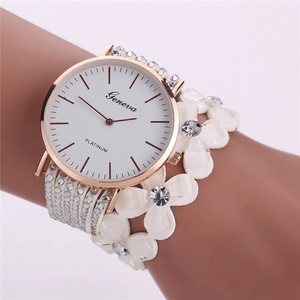 white watch floral bracelet beaded edgability