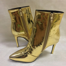 golden boots with heels edgability side view