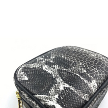 snakeskin bag trendy bag edgy fashion edgability top view