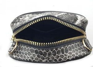 snakeskin bag trendy bag edgy fashion edgability inside view