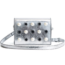 studded bag silver bag sling bag edgability