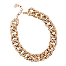 diamond studs crystal studded gold chains necklace edgability
