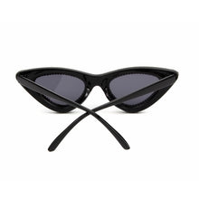 sparkly diamond studded trendy sunglasses retro shades edgability back view
