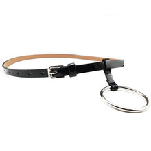 waist belt black belt edgy fashion edgability front view