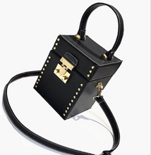 black studded bag box bag edgability