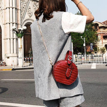 round bag box bag sling bag croc skin bag edgability model view