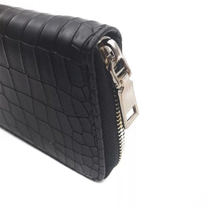 croc skin black wallet edgability detail view