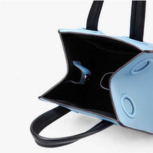 blue bag bucket bag mini bag sling bag edgability inside view