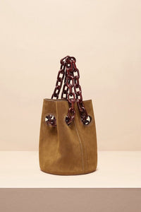 bucket bag brown bag classy bag edgability front view