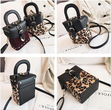 leopard bag box bag fur bag studded bag edgability angle view