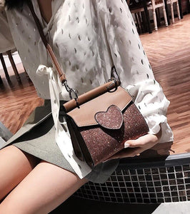 hearts glitter bag sparkle bag edgability model view