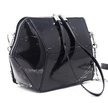 marble bag black bag sling bag edgability angle view