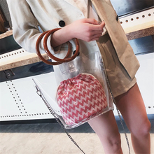 clear bag bucket bag transparent bag edgability model view