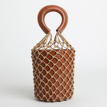 bucket bag basket drawstring bag brown bag edgability