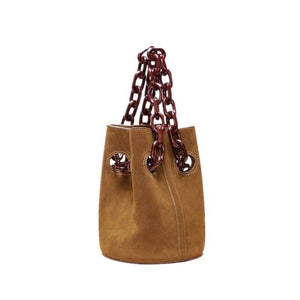 bucket bag brown bag classy bag edgability