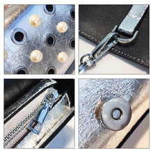 studded bag silver bag sling bag edgability detail view