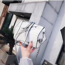 marble bag white bag sling bag edgability model view