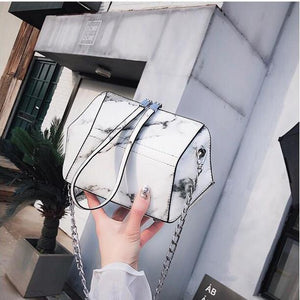 marble bag white bag sling bag edgability model view