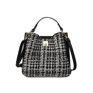classic tweed bucket bag edgability front view