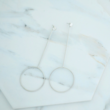 silver earrings long drop earrings edgability
