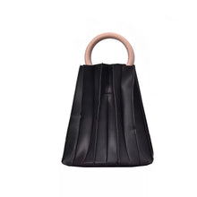 pleated bucket bag black bag edgability