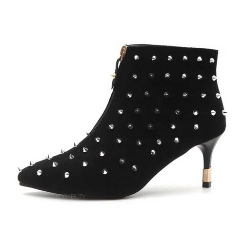 black boots studded boots edgability