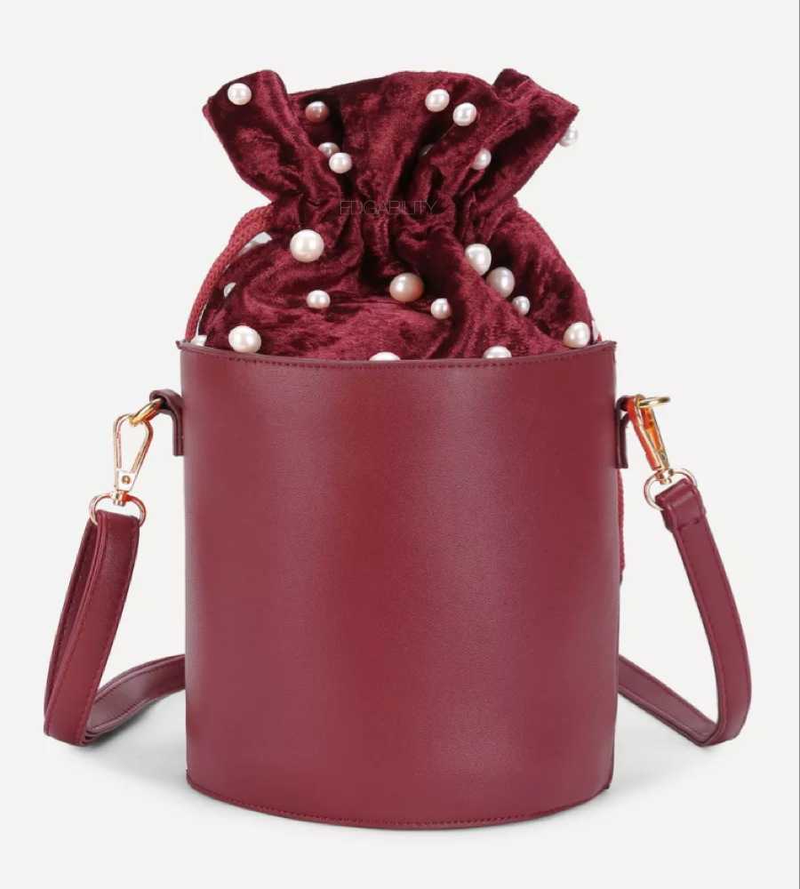 ZARA Pearl Bucket Bags for Women