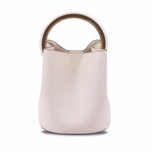bucket bag white bag classy bag edgability back view