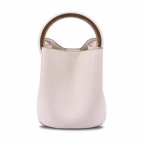 bucket bag white bag classy bag edgability back view