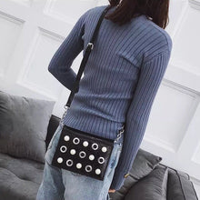 studded bag black bag sling bag edgability model view