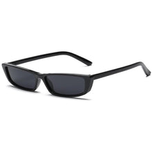 black shades black sunglasses edgability angle view