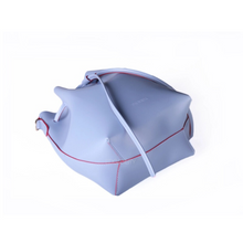 lavender studded bag bucket bag edgability bottom view