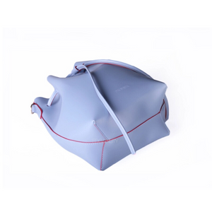 lavender studded bag bucket bag edgability bottom view
