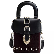 black box bag fur studded bag sling bag edgability