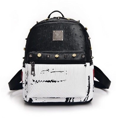 marble backpack studded bag edgability