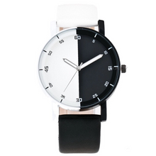black and white watch with white black dial edgability