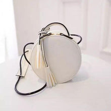round bag box bag with tassels edgability