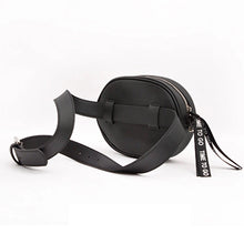 black bag waist bag fanny pack edgability back view